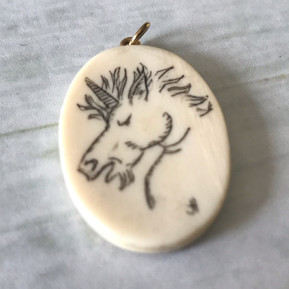 Unicorn Necklace Pendant - Picture 2 of 5